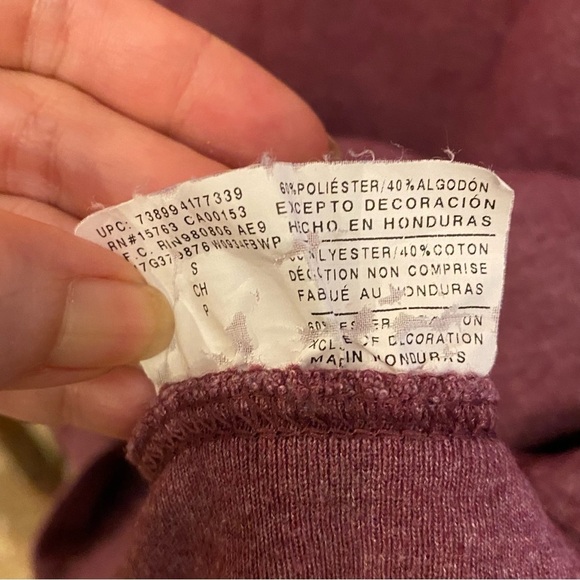 CHAMPION Women Purple Hoodie Sweatshirt Size Small - Picture 7 of 7